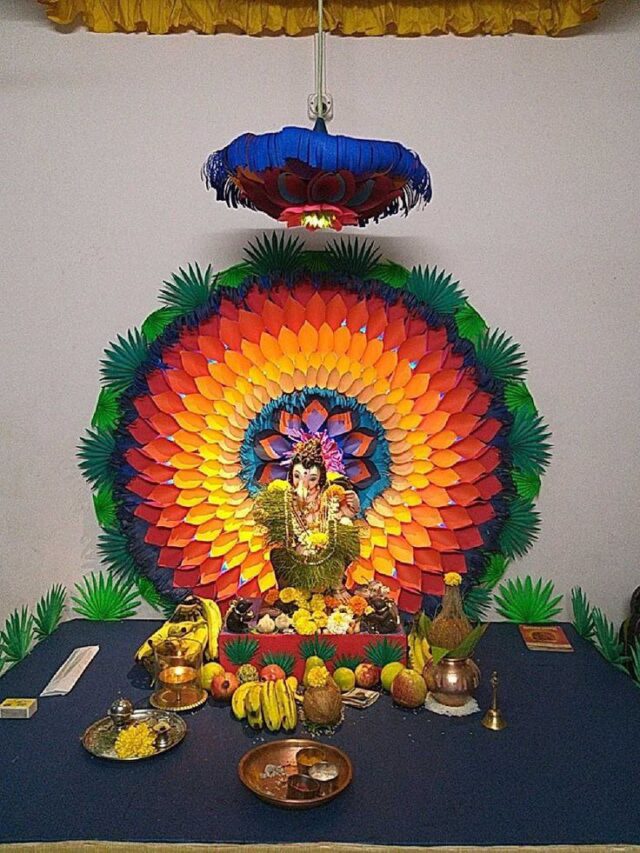 12 Best and unique decorative ideas for Ganapati
